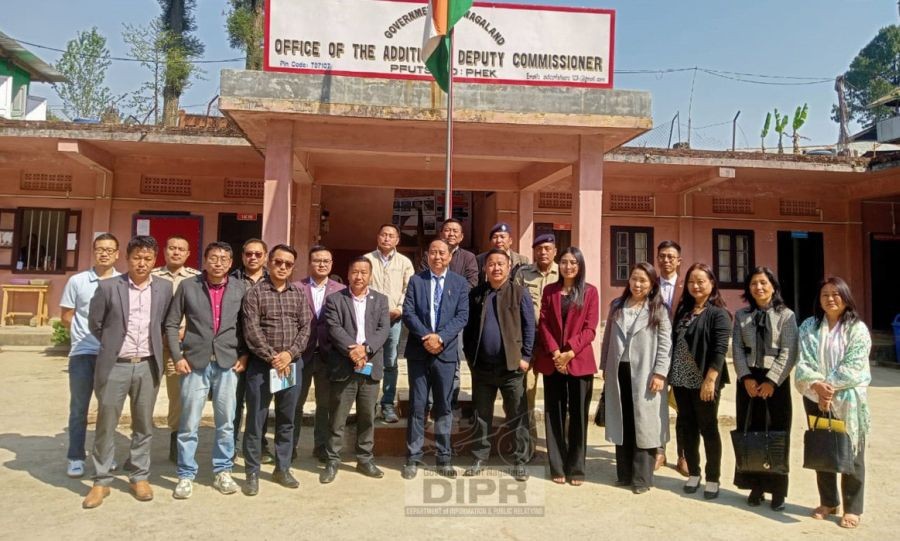 MLA Dr Neisatuo Mero during the Pfütsero sub-division coordination meeting cum felicitation programme  on April 11. (DIPR Photo)